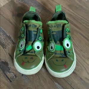 Converse all star Velcro shoes